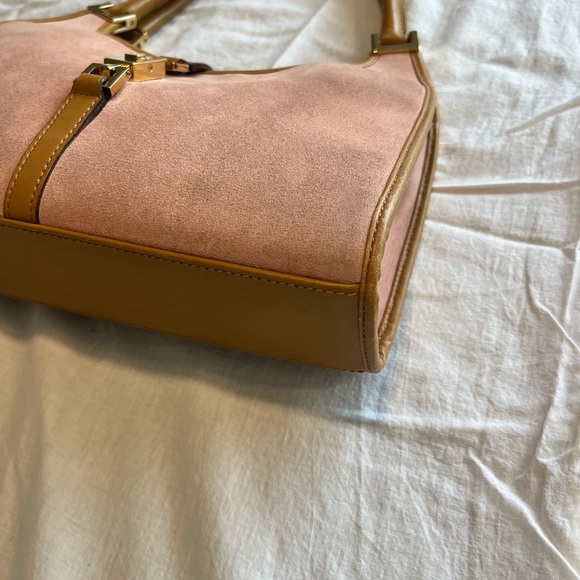 Gucci Jackie Bag Pink Suede and Leather- Vintage - Picture 4 of 13